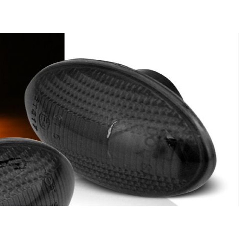 Led φλας Mini Cooper (2001-2006) - smoke - σετ 2τμχ.