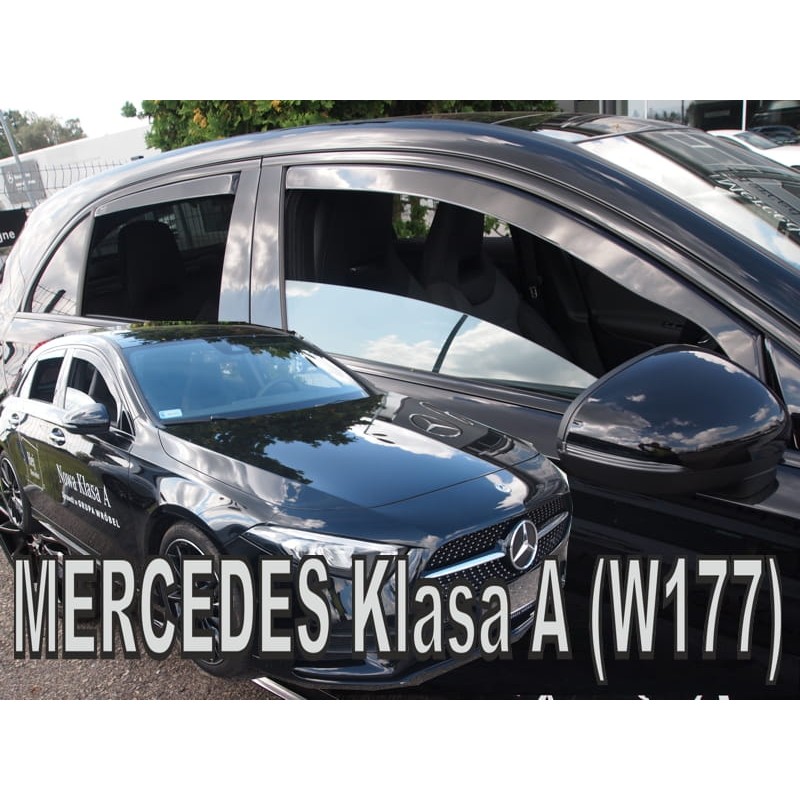 Ανεμοθραύστες MERCEDES A-Class W177 (2019+) 5d - 4 τμχ. εμπρός και πίσω, Heko