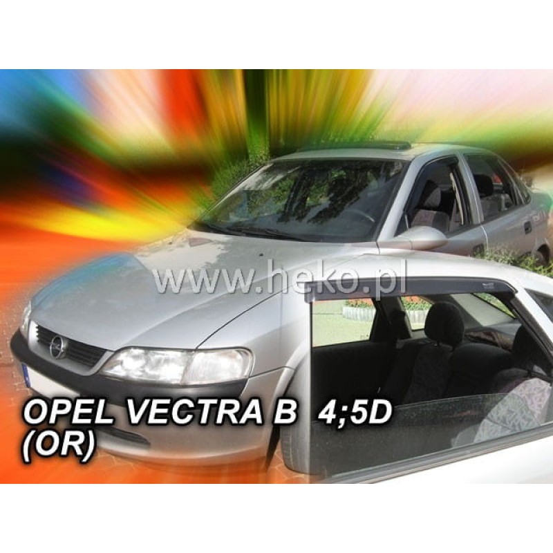 Ανεμοθραύστες Opel Vectra B (1996-2002) 5 πορτο , sedan - 4 τμχ. εμπρός και πίσω - αυτοκόλλητοι, Heko
