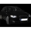 Φανάρια εμπρός Audi A3 (2003-2008) led Dayline - chrome , με λάμπες (Η9) - σετ 2τμχ.