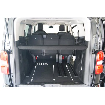Πατάκι πορτ-μπαγκάζ Citroen Jumpy SpaceTourer / Peugeot Expert / Traveller / Toyota ProAce Verso L2 (Medium) (2016+) / Opel Zafira Life (2019+) / Vivaro (2019+) - (combi/tour) behind 2nd row of seats
