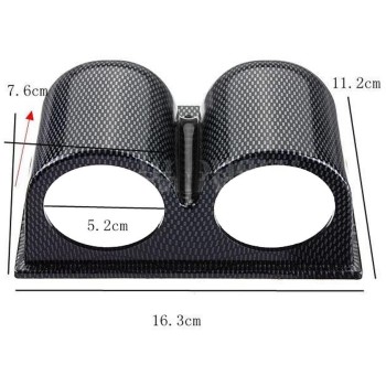 Κονσόλα - βάση για 2 όργανα μέτρησης 52 mm - carbon Κονσόλα - βάση για 2 όργανα μέτρησης 52 mm - carbon
