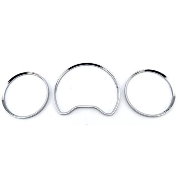Δαχτυλίδια καντράν Mercedes W202 (1996-2001) / W208 CLK (1997-2002) / W210 (1995-1999) - ασημένια