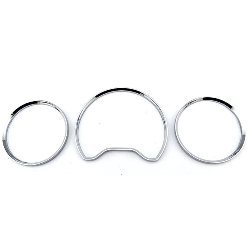 Δαχτυλίδια καντράν Mercedes W202 (1996-2001) / W208 CLK (1997-2002) / W210 (1995-1999) - ασημένια