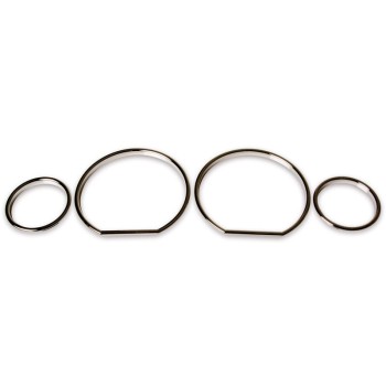 Δαχτυλίδια καντράν BMW E36 / Z3 (1991-1999) - χρωμίου