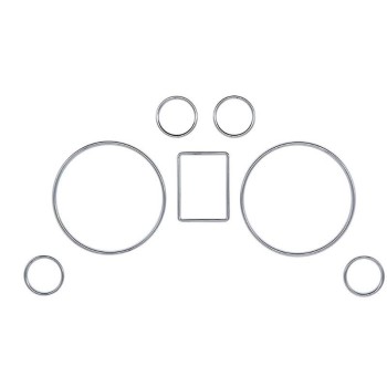 Δαχτυλίδια καντράν Audi A3 (1996-2003) / Audi A4 B5 (1995-2001) / A6 (1997-2004) - χρωμίου Δαχτυλίδια καντράν Audi A3 (1996-2003) / Audi A4 B5 (1995-2001) / A6 (1997-2004) - χρωμίου