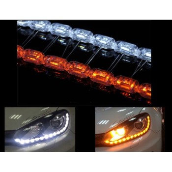 Led ταινία για φώτα ημέρας με φλας - για ενσωμάτωση - 2τμχ. Led ταινία για φώτα ημέρας με φλας - για ενσωμάτωση - 2τμχ.