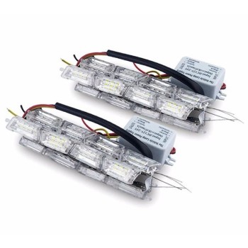 Led ταινία για φώτα ημέρας με φλας - για ενσωμάτωση - 2τμχ. Led ταινία για φώτα ημέρας με φλας - για ενσωμάτωση - 2τμχ.