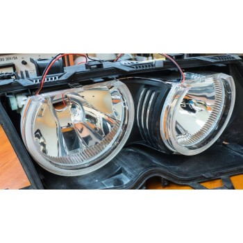 Δαχτυλίδια BMW E46 με ανακλαστήρα sedan, combi (1998-2005) / E46 coupe (1998-2003) angel eyes - U-Design με δύο χρώματα Δαχτυλίδια BMW E46 με ανακλαστήρα sedan, combi (1998-2005) / E46 coupe (1998-2003) angel eyes - U-Design με δύο χρώματα