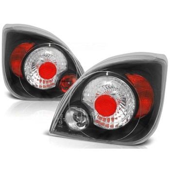 Πίσω φανάρια led Ford Fiesta 4/5D (1996-2002) - μαύρα - σετ 2τμχ.