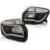Φανάρια εμπρός Dacia Duster (2010-2014) led - lightbar design , χωρίς λάμπες (Η7) - σετ 2τμχ.