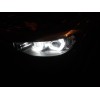 Δαχτυλίδια BMW F30 angel eyes - U-Design - με 2 χρώματα και λειτουργία φλας (λευκό και κίτρινο)