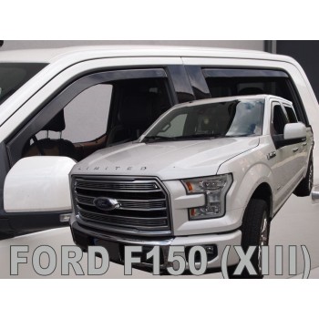Ανεμοθραύστες FORD F150 XLT 4D (2014-2020) - 4 τμχ. εμπρός και πίσω, Heko