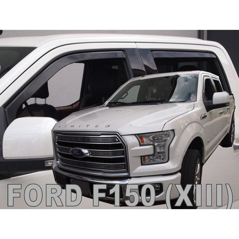Ανεμοθραύστες FORD F150 XLT 4D (2014-2020) - 4 τμχ. εμπρός και πίσω, Heko