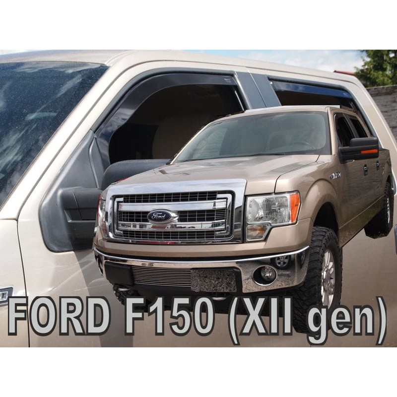 Ανεμοθραύστες FORD F150 XLT 4D (2008-2014) - 4 τμχ. εμπρός και πίσω, Heko