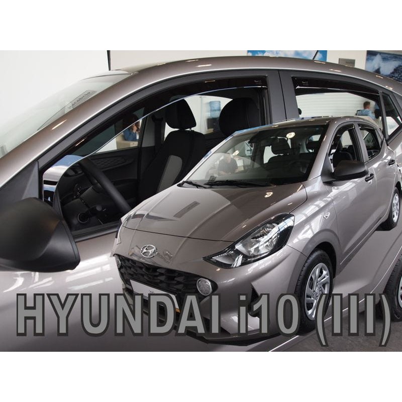 Ανεμοθραύστες HYUNDAI I10 5D (2019+) - 4 τμχ. εμπρός και πίσω, Heko