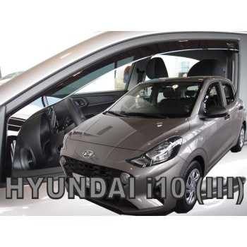 Ανεμοθραύστες HYUNDAI I10 5D (2019+) - 2 τμχ. εμπρός, Heko