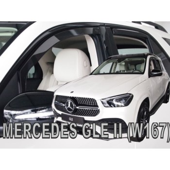 Ανεμοθραύστες MERCEDES GLE II (W167) (2019+) - 4 τμχ. εμπρός και πίσω, Heko