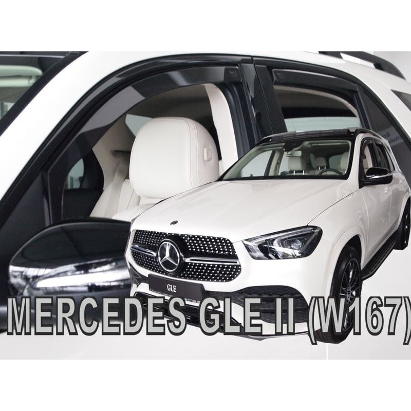 Ανεμοθραύστες MERCEDES GLE II (W167) (2019+) - 4 τμχ. εμπρός και πίσω, Heko