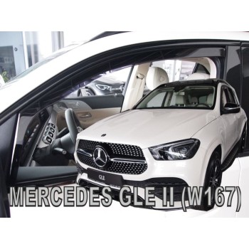 Ανεμοθραύστες MERCEDES GLE II (W167) (2019+) - 2 τμχ. εμπρός, Heko