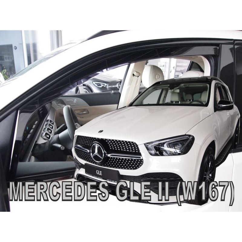 Ανεμοθραύστες MERCEDES GLE II (W167) (2019+) - 2 τμχ. εμπρός, Heko