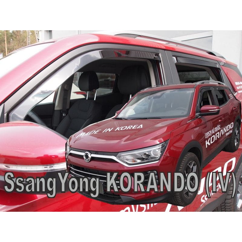 Ανεμοθραύστες SSANGYONG KORANDO IV (2019+) - 4 τμχ. εμπρός και πίσω, Heko