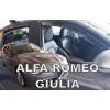 Ανεμοθραύστες Alfa Romeo Giulia (2016-2025) - 4 τμχ. εμπρός και πίσω, Heko