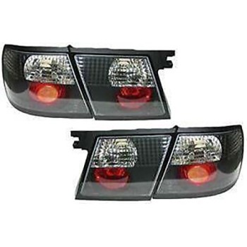 Πίσω φανάρια Nissan Primera P11 /W11 (1996-1999) 5πορτό - μαύρα - σετ 2τμχ.