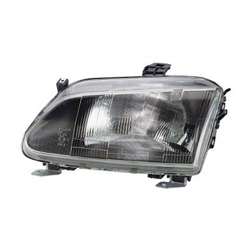 Φανάρια εμπρός Renault Megane coupe / Renault Scenic 3/5 πορτο (1996-1999) - μαύρα , με λάμπες (Η1) - σετ 2τμχ.
