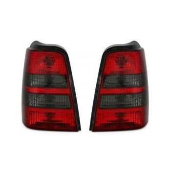 Πίσω φανάρια Vw Golf III combi - μαύρα chrome - σετ 2τμχ.
