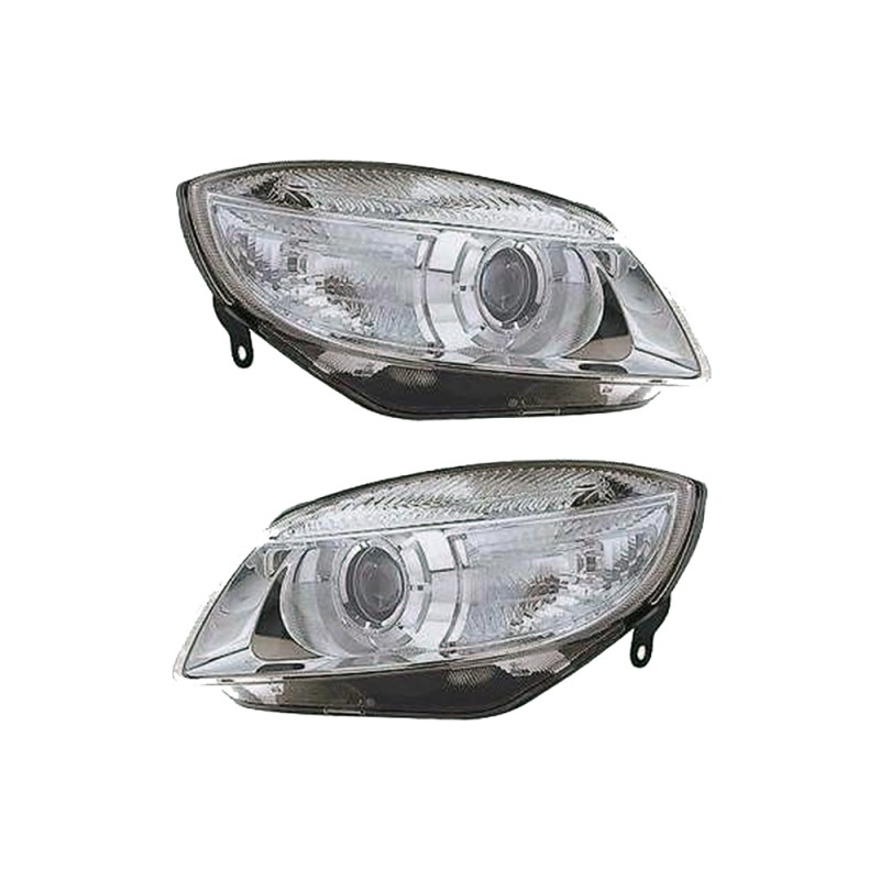 Φανάρια εμπρός Skoda Fabia (2007-2010) / Roomster , με λάμπες (Η1) - σετ 2τμχ.