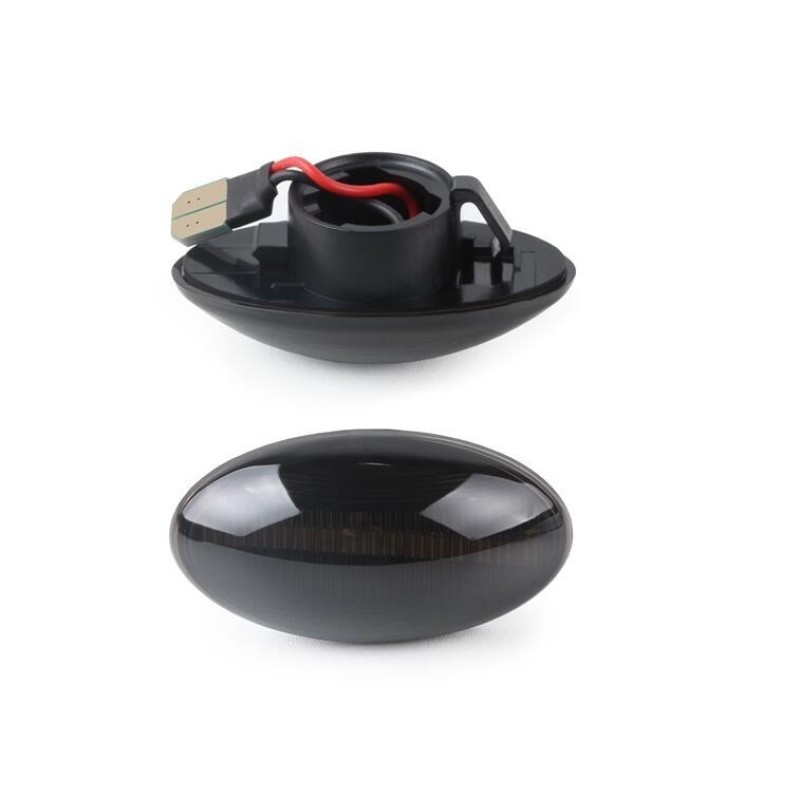 Led φλας φτερού Mini Cooper R50,R52, R53 (2001-2007) - φιμέ με τρεχούμενο φλας - σετ 2τμχ.