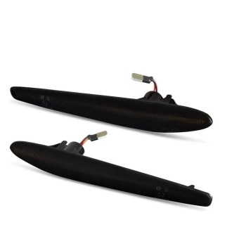 Led φλας φτερού Alfa Romeo 159 / Brera (2006+) / Spider (2006+) / Lancia Delta / Ypsilon - φιμέ με τρεχούμενο φλας - σετ 2τμχ.