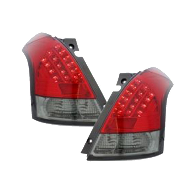 Πίσω φανάρια led Suzuki Swift (2005-2010) - chrome - σετ 2τμχ.