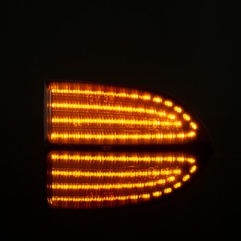 Τρεχούμενα led φλας για καθρέφτες για Renault Scenic (2009-2015), Megance (2008-2015), Fluence, Latitude, Safrane (2009-2015) - φιμέ με τρεχούμενο φλας - σετ 2τμχ.