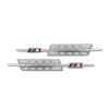 Led φλας BMW E46 / E60 / E90 M-look (2003-2008) - χρωμίου - σετ 2τμχ.