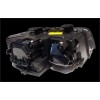 Φανάρια εμπρός Audi A4 B6 (2001-2004) - μαύρα , χωρίς λάμπες (Η1) - σετ 2τμχ.