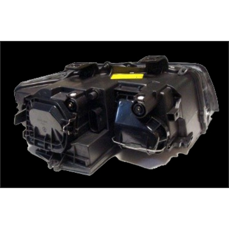 Φανάρια εμπρός Audi A4 B6 (2001-2004) - μαύρα , χωρίς λάμπες (Η1) - σετ 2τμχ.