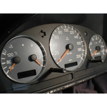 Δαχτυλίδια καντράν Mercedes W202 (1993-1995) - silver