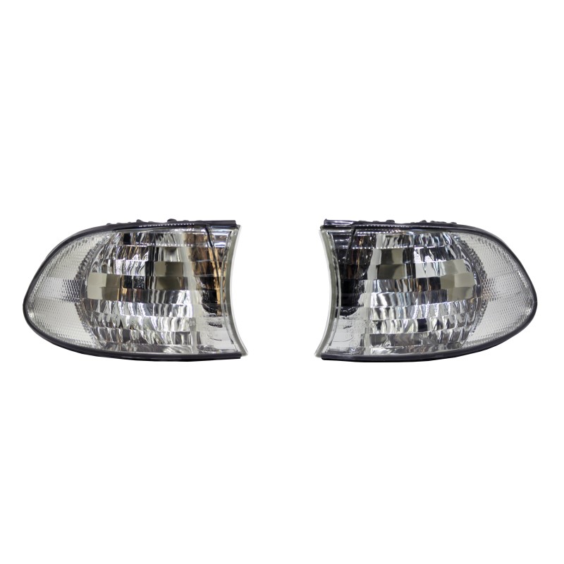 Φλας φαναριού BMW E38 (1998-2001) chrome - σετ 2τμχ.