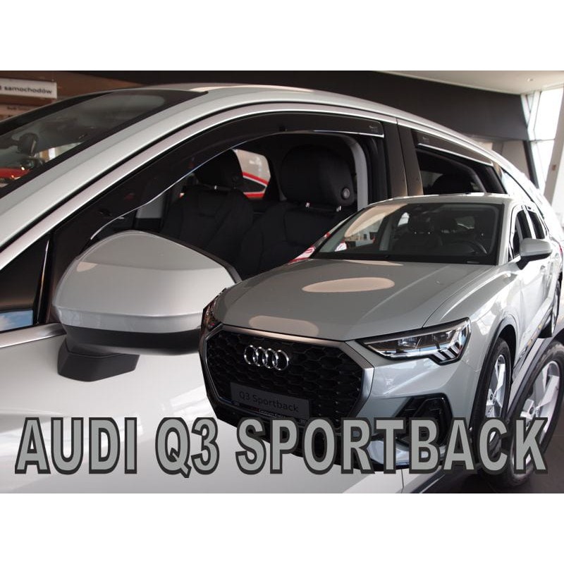 Ανεμοθραύστες Audi Q3 Sportback (2020-2025) - 4 τμχ. εμπρός και πίσω, Heko