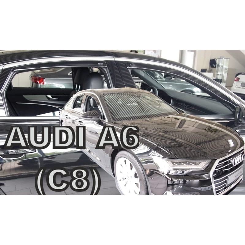 Ανεμοθραύστες Audi A6 (C8) (2018-2025) - 4 τμχ. εμπρός και πίσω, Heko