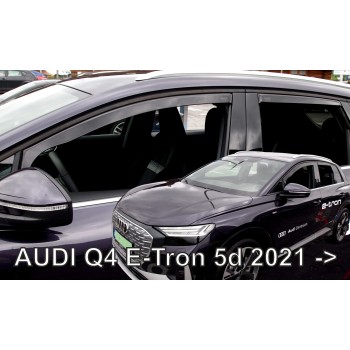 Ανεμοθραύστες Audi Q4 E-TRON (2021+) - 4 τμχ. εμπρός και πίσω, Heko Ανεμοθραύστες Audi Q4 E-TRON (2021+) - 4 τμχ. εμπρός και πίσω, Heko