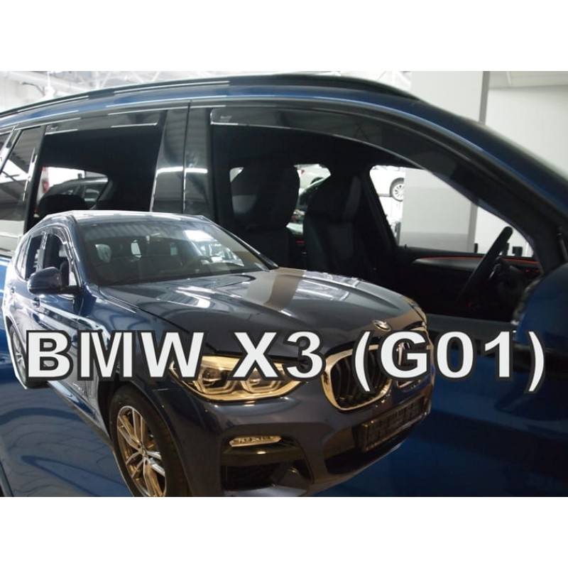 Ανεμοθραύστες BMW X3 G01 (2017-2024) - 4 τμχ. εμπρός και πίσω, Heko