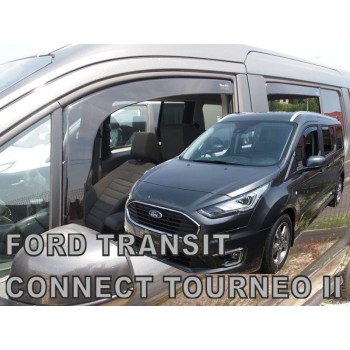 Ανεμοθραύστες Ford Transit Connect / Tourneo II 5D (2013-2022) - 4 τμχ. εμπρός και πίσω, Heko Ανεμοθραύστες Ford Transit Connect / Tourneo II 5D (2013-2022) - 4 τμχ. εμπρός και πίσω, Heko