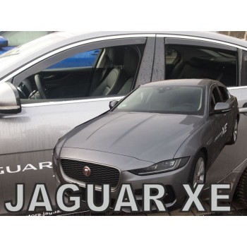Ανεμοθραύστες Jaguar XE 4D (2015-2024) - 4 τμχ. εμπρός και πίσω, Heko