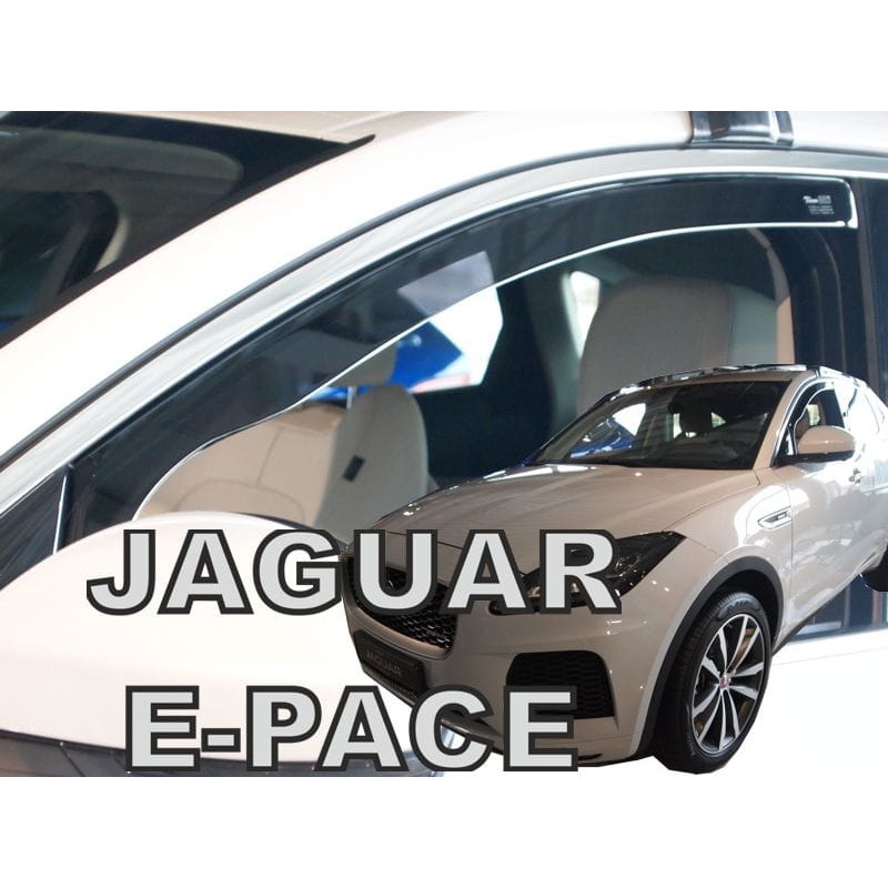Ανεμοθραύστες Jaguar E-PACE 5D (2017-2024) - 2 τμχ. εμπρός, Heko