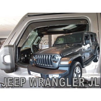Ανεμοθραύστες Jeep Wrangler JL IV 3/5D (2019+) - 2 τμχ. εμπρός, Heko