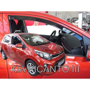 Ανεμοθραύστες Kia Picanto III 5D (2017+) - 2 τμχ. εμπρός, Heko Ανεμοθραύστες Kia Picanto III 5D (2017+) - 2 τμχ. εμπρός, Heko