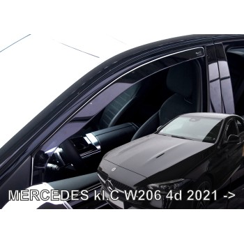 Ανεμοθραύστες Mercedes C W206 4D (2021+) - 2 τμχ. εμπρός, Heko Ανεμοθραύστες Mercedes C W206 4D (2021+) - 2 τμχ. εμπρός, Heko